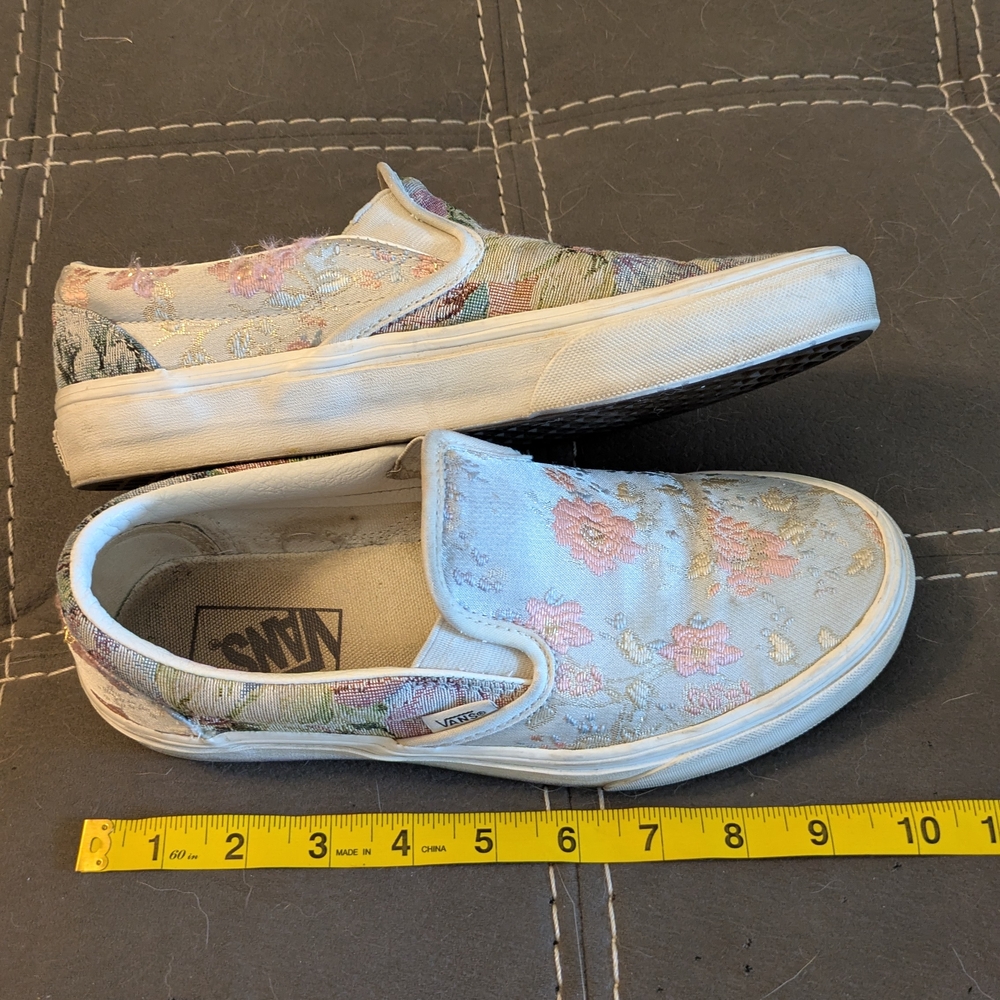 Vans Floral Slip-On Sneakers